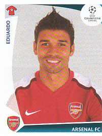 Eduardo da Silva Arsenal samolepka UEFA Champions League 2009/10 #495